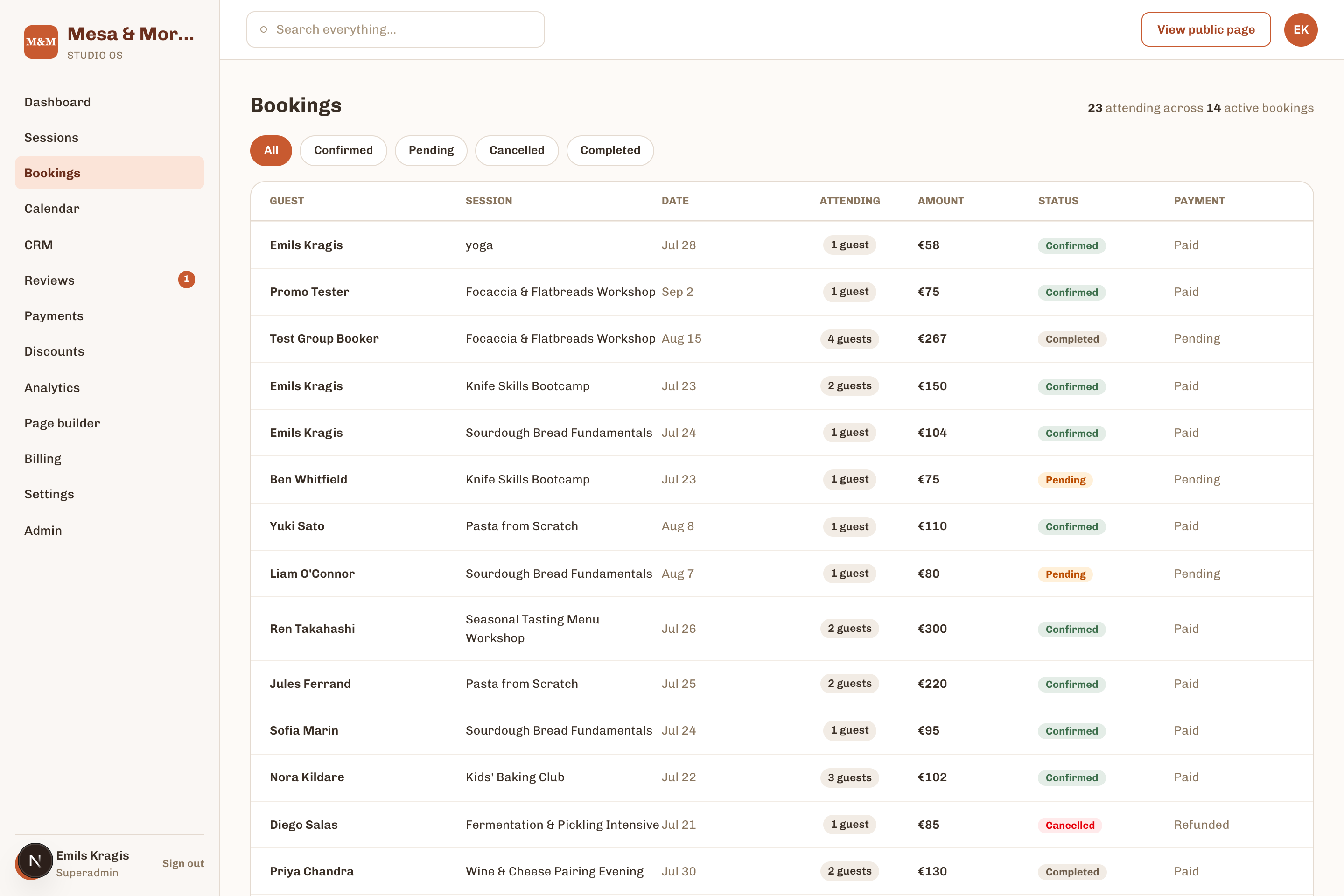 Booking & Ticketing in Vowra